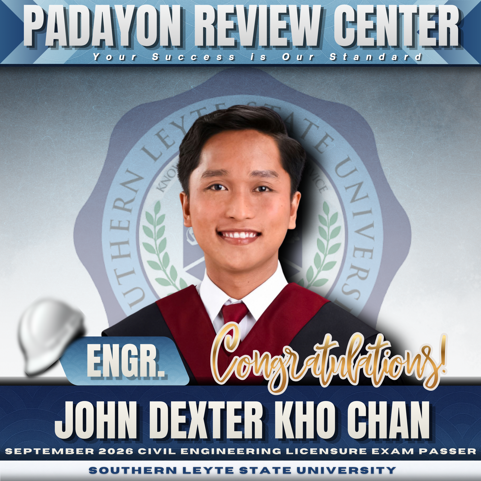Engr. John Dexter Kho Chan — CELE Board Passer