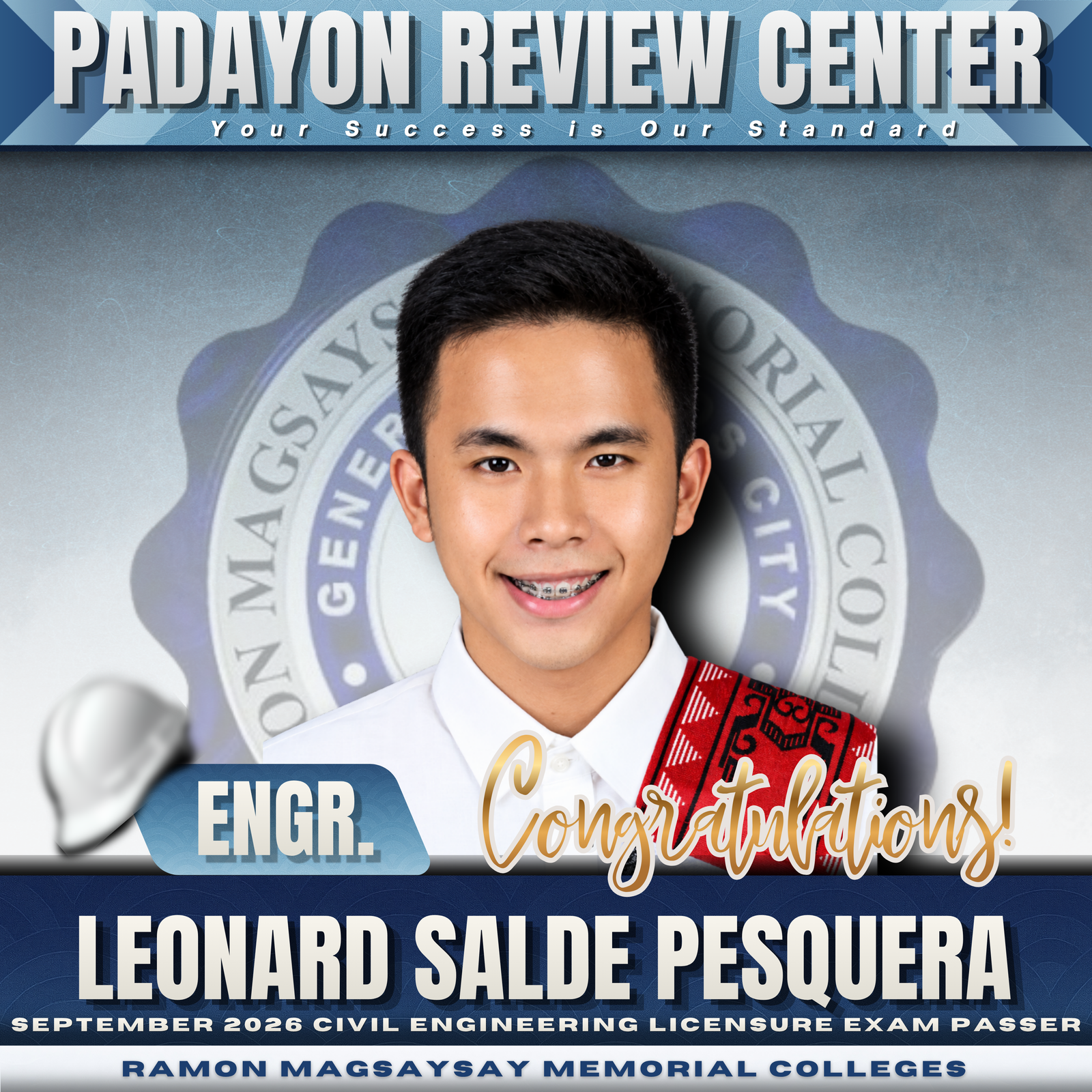 Engr. Leonard Salde Pesquera — CELE Board Passer